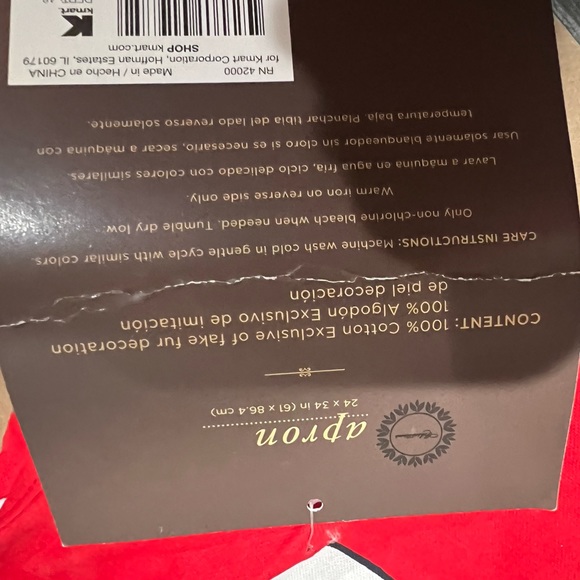 Holiday New Adult Christmas Apron Naughty Nice List Cute Names Boys or Girls - Picture 3 of 3